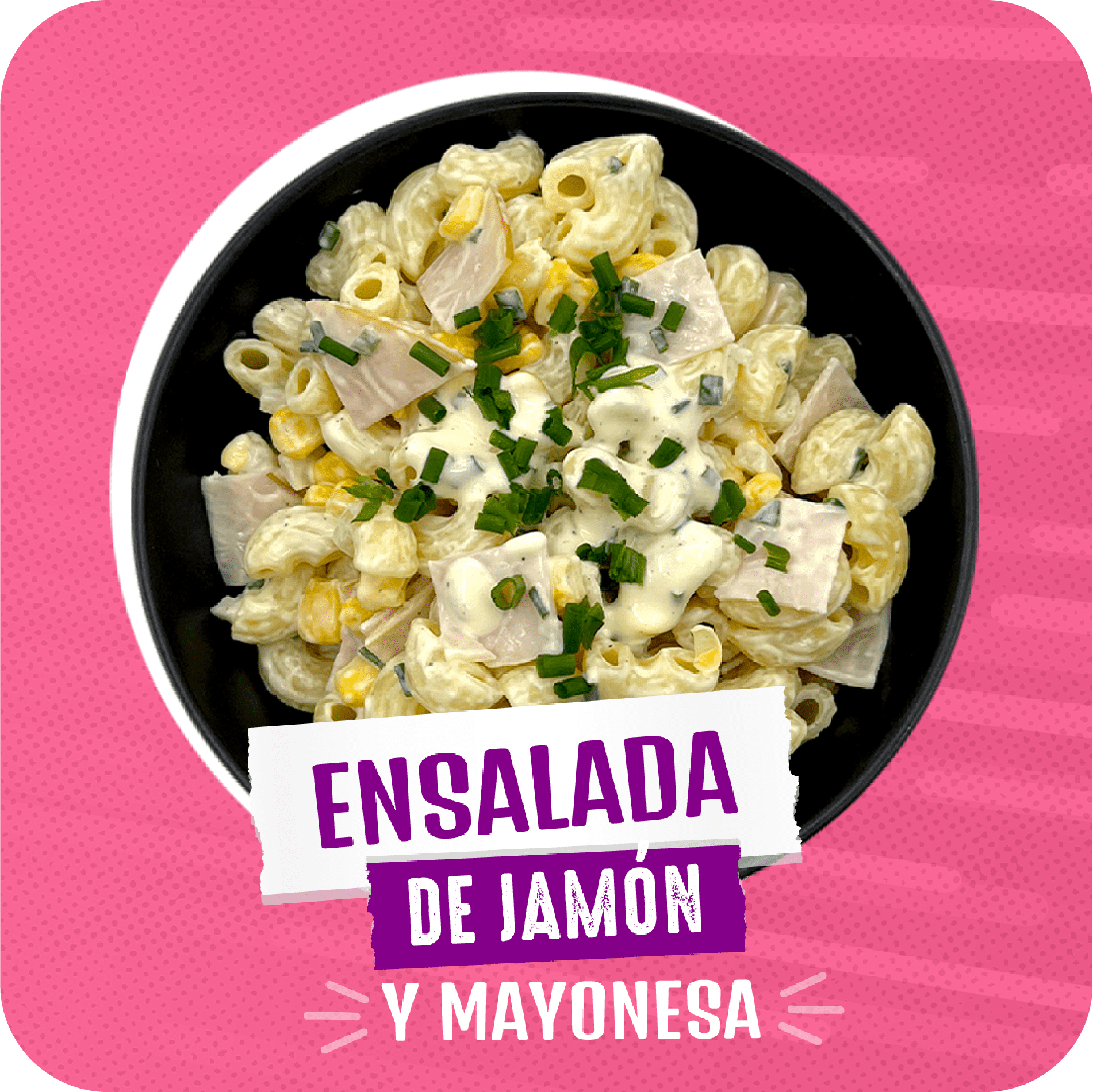 Ensalada de jamón y mayonesa