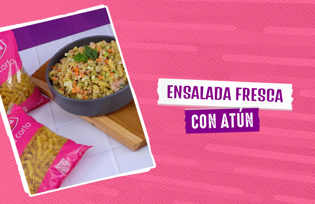Ensalada fresca con atún