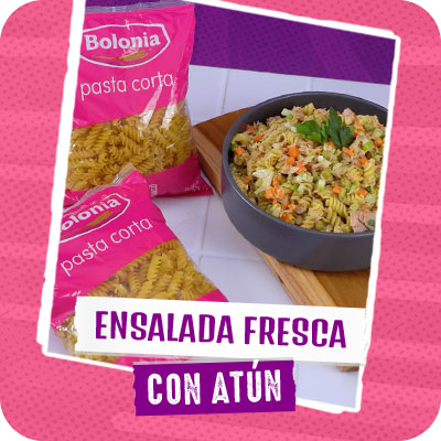 Ensalada fresca con atún