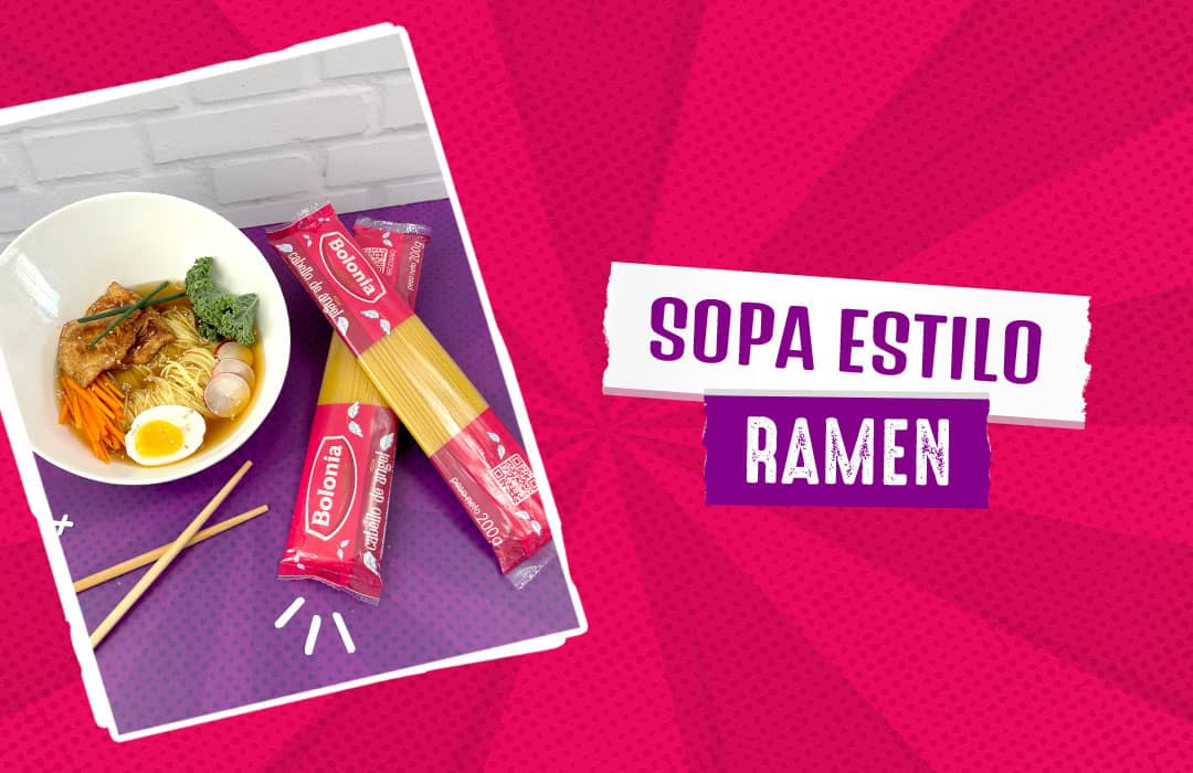 Sopa estilo ramen