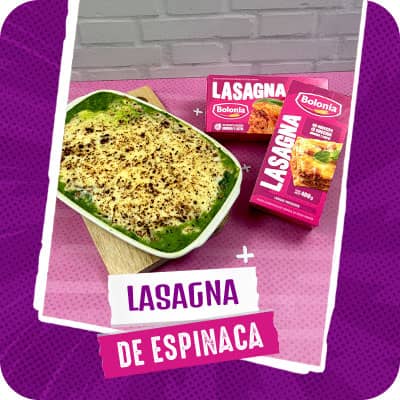 Lasagna de espinaca