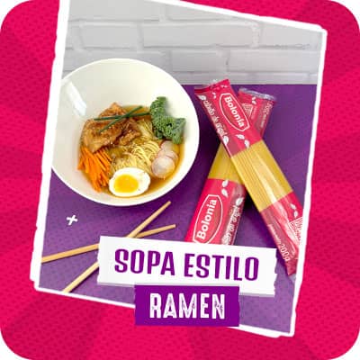 Sopa estilo ramen